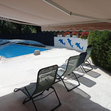 Gites De Plos Appart Chalet Piscine Spa Anduze Exteriér fotografie