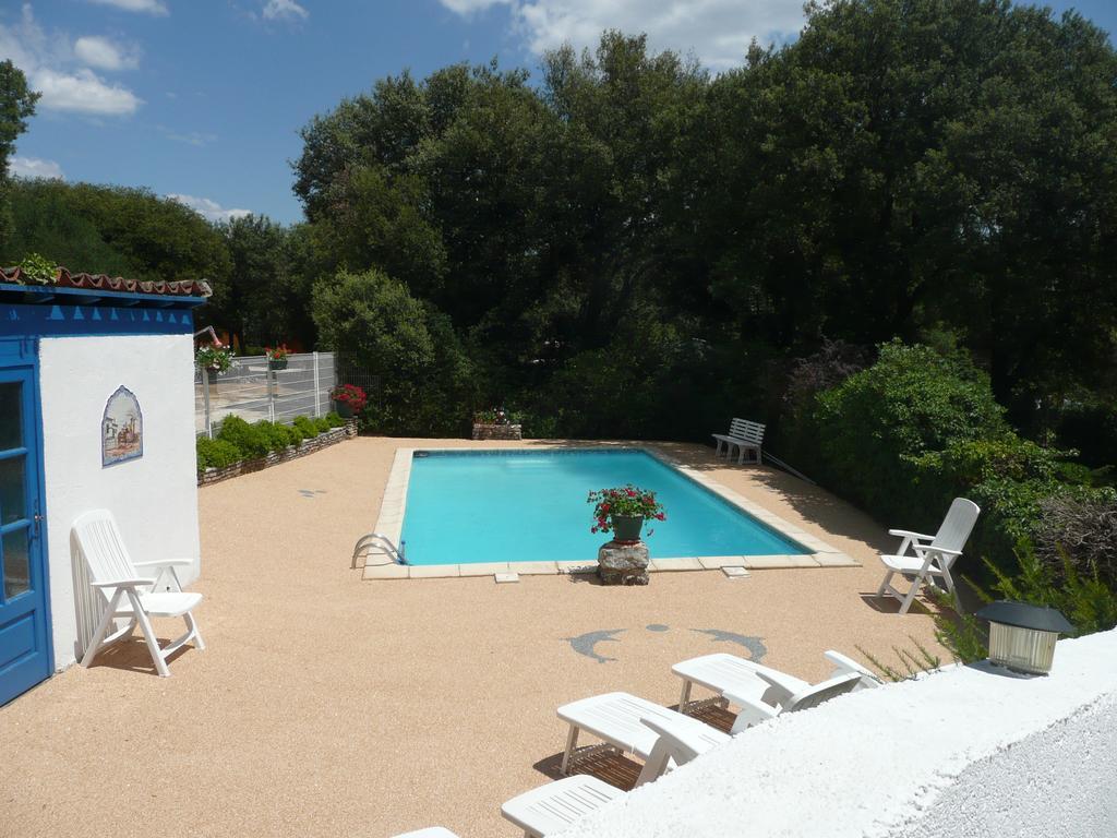 Gites De Plos Appart Chalet Piscine Spa Anduze Exteriér fotografie