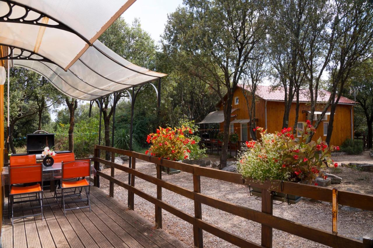 Gites De Plos Appart Chalet Piscine Spa Anduze Exteriér fotografie