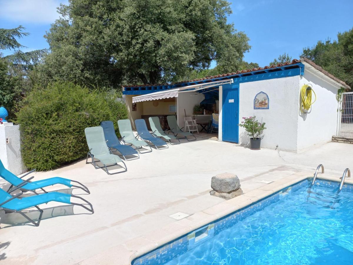 Gites De Plos Appart Chalet Piscine Spa Anduze Exteriér fotografie