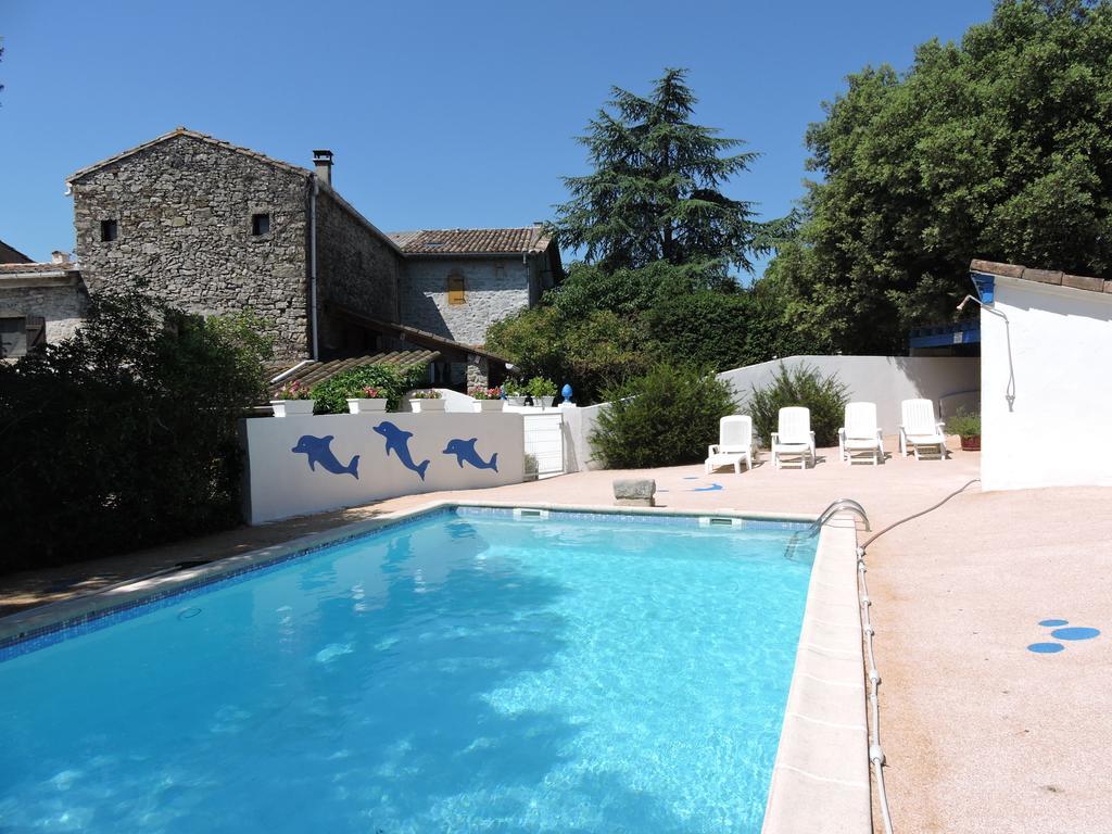 Gites De Plos Appart Chalet Piscine Spa Anduze Exteriér fotografie